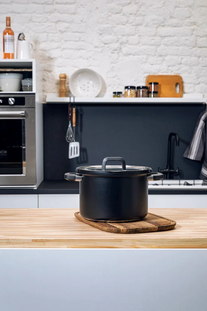 Flow Cool Black kookpan 24cm