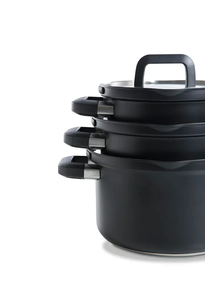 Flow Cool Black pannenset 4-delig