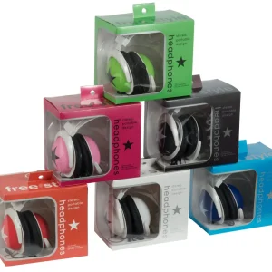 Koptelefoon ster stereo xl Zwart FREESTYLE