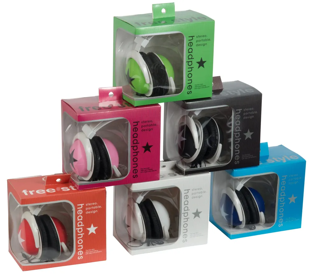 Koptelefoon ster stereo xl Zwart FREESTYLE