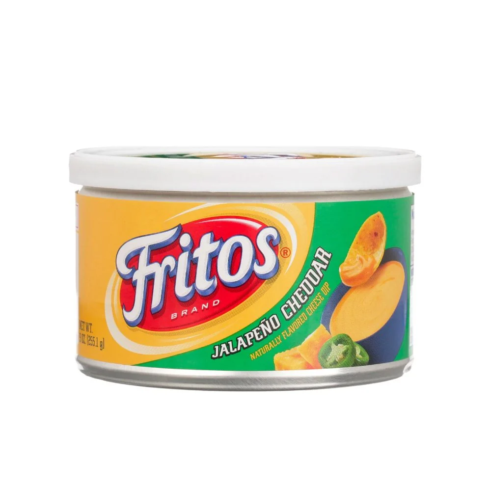 Fritos Jalapeno Cheddar, kaas en chili salsa van 255g