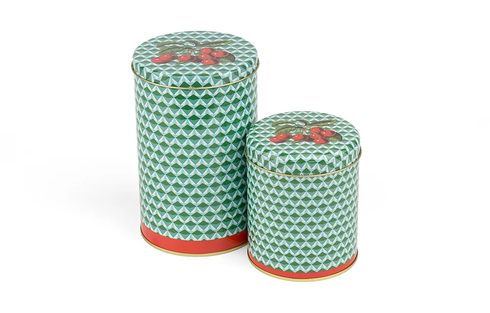 Froy & Dind cylindrical box Cherries Medium