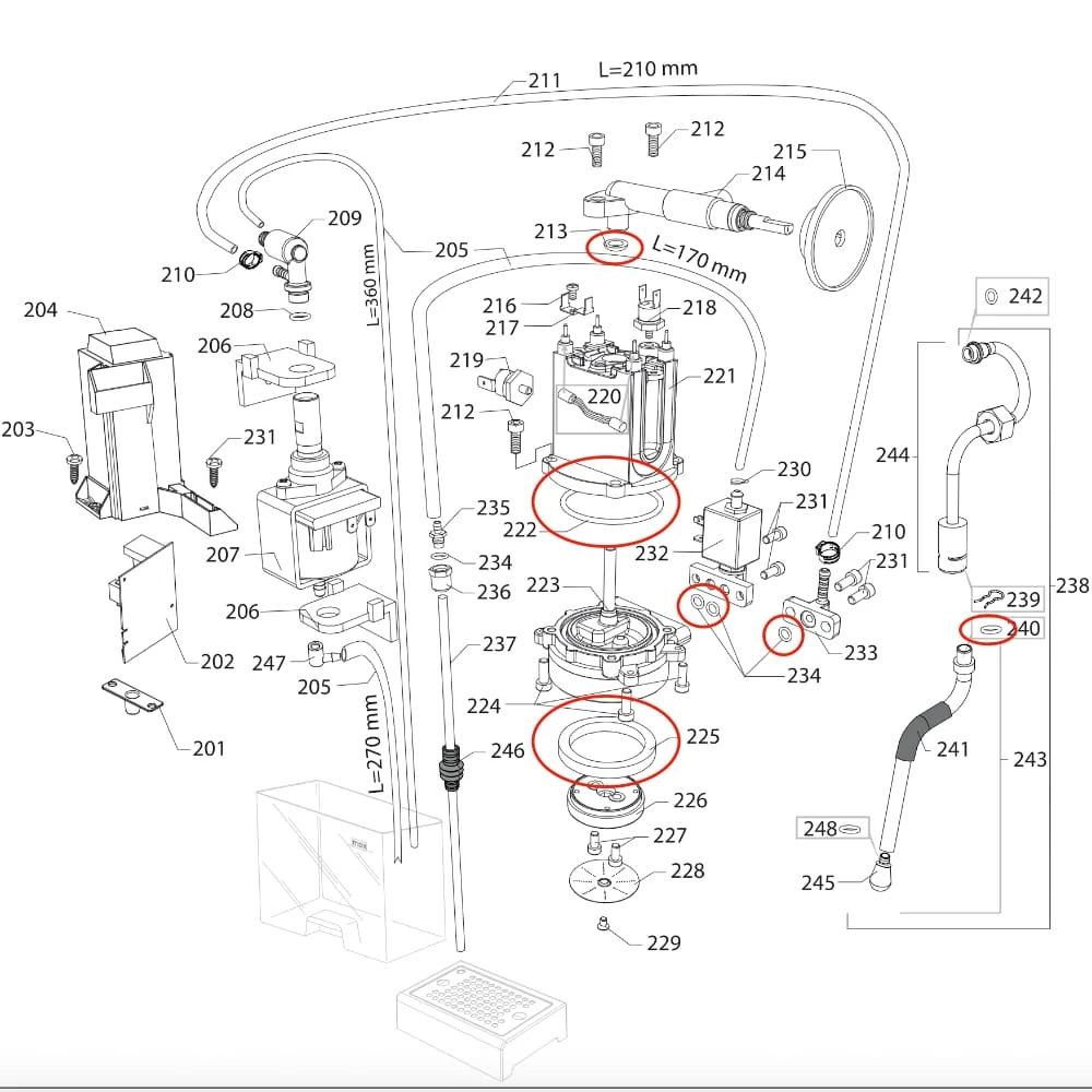 Gaggia Classic Service Kit Basic