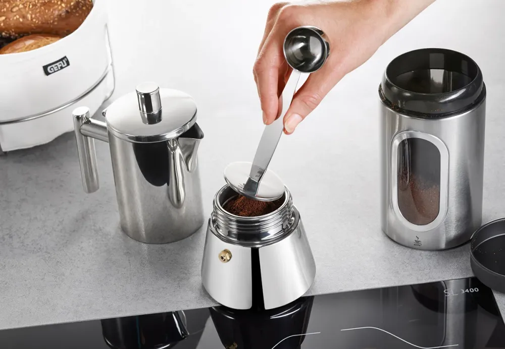 Stamper met Koffiemaatlepel GEFU