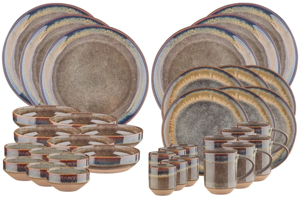 GENESIS Compleet servies - 36 stuks - Basalt