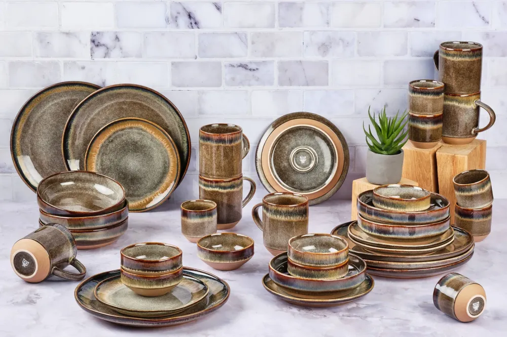 GENESIS Compleet servies - 36 stuks - Basalt