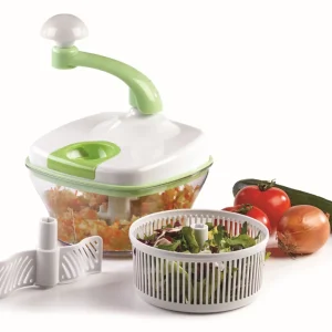 Ghidini Multifunctionele Keukenmachine - Handmatig - Hakmolen, Mixer & Slacentrifuge