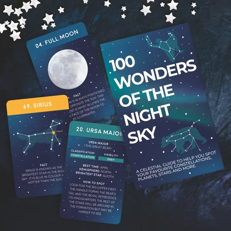 100 Wonders night sky Gift Republic