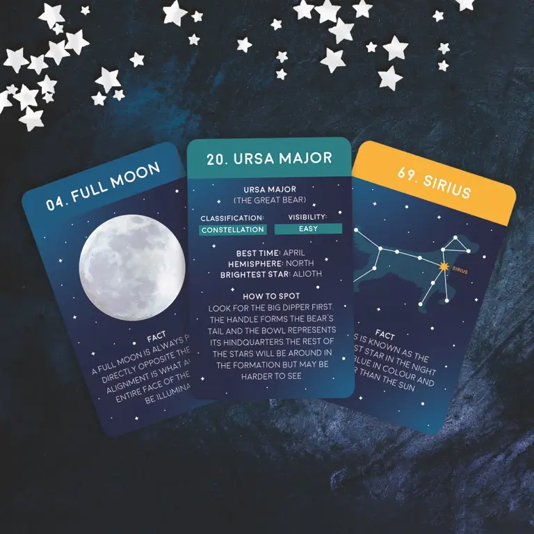 100 Wonders night sky Gift Republic