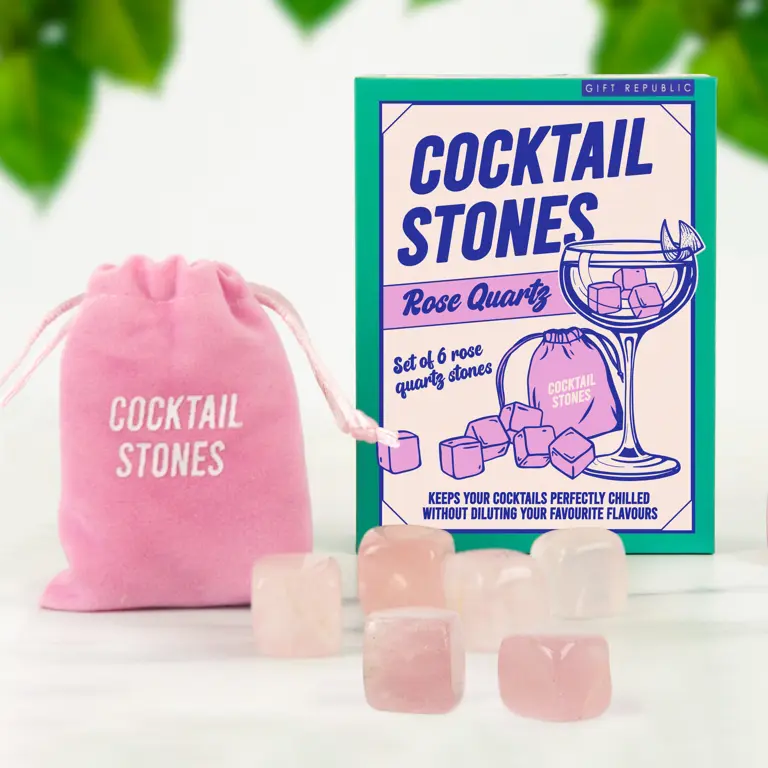 Cocktail stenen - Rose Quartz Gift Republic