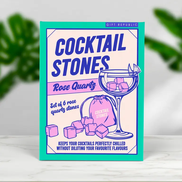 Cocktail stenen - Rose Quartz Gift Republic