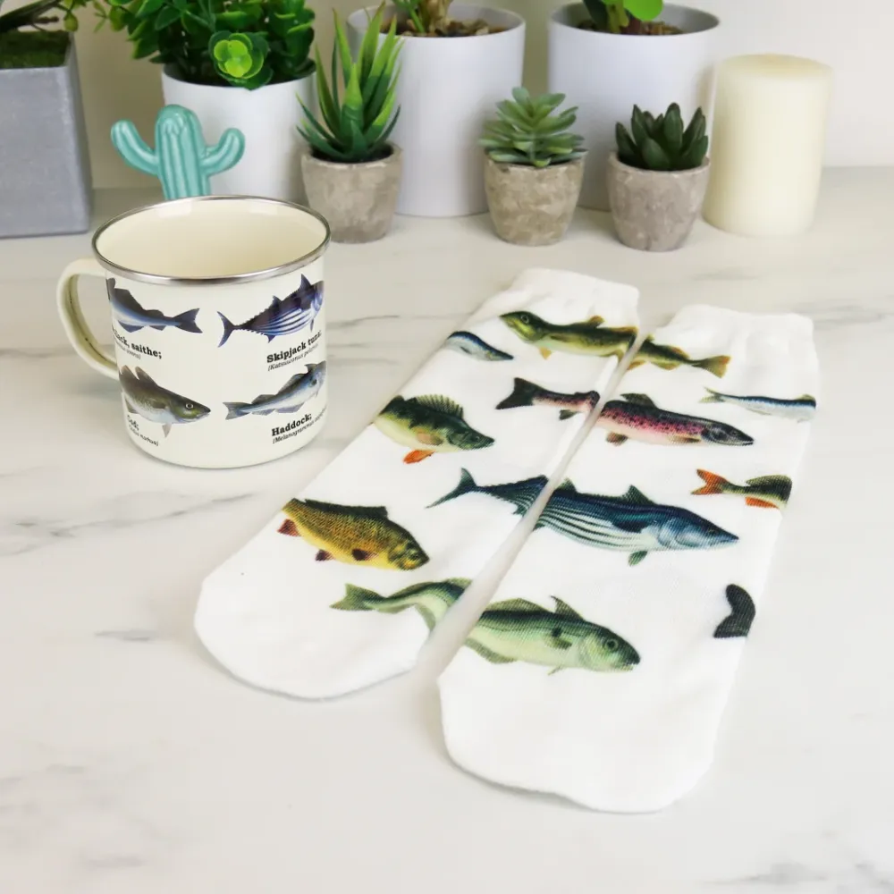 Gift Republic Mok & Sokken - Fish