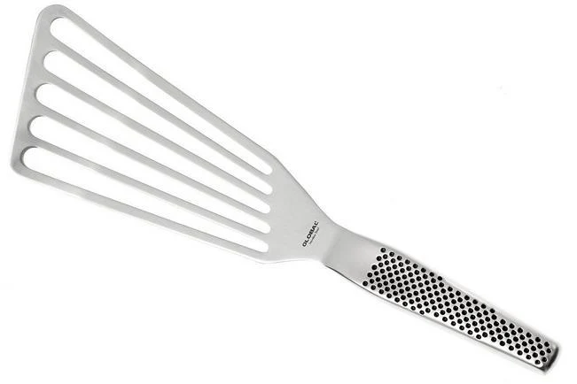 Global Gs27 Spatel gebogen breed m/gaten