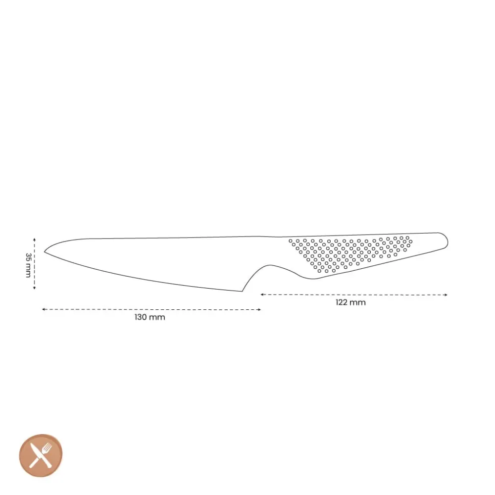 Global - Gs3 Vleesmes 13 cm