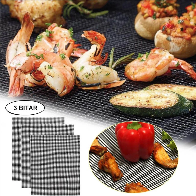BBQ Grillmat | Herbruikbaar Grillnet - Hittebestendig Glowblend