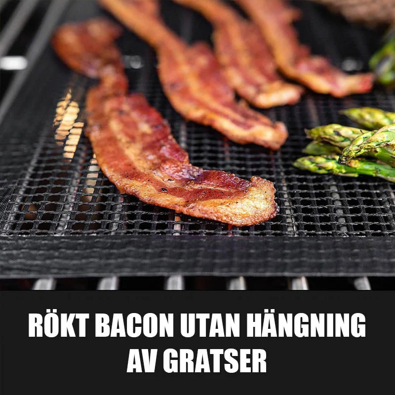 BBQ Grillmat | Herbruikbaar Grillnet - Hittebestendig Glowblend