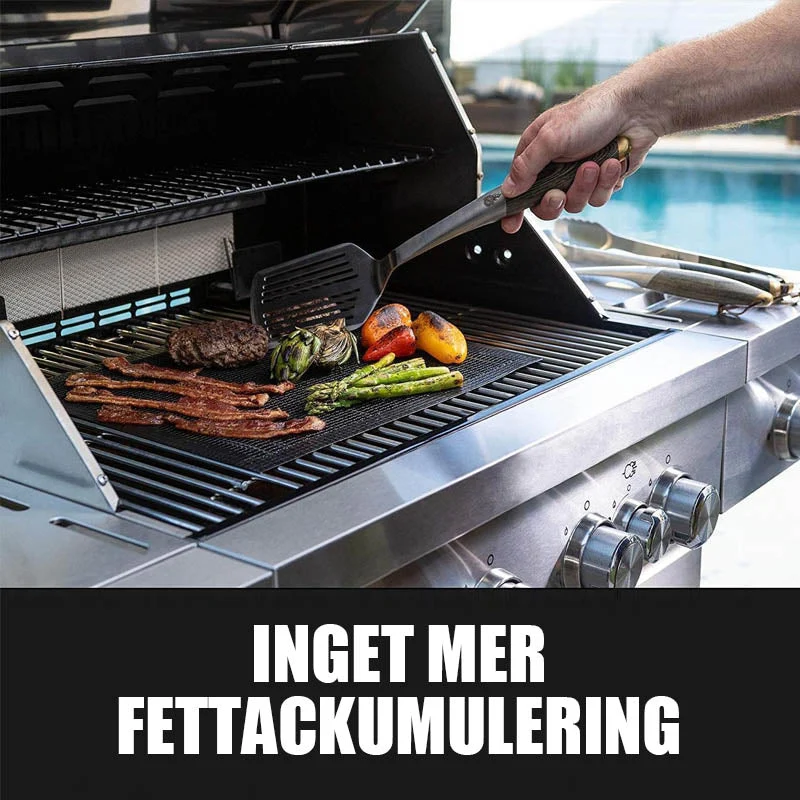 BBQ Grillmat | Herbruikbaar Grillnet - Hittebestendig Glowblend