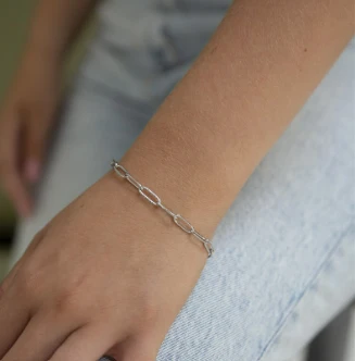Armband Chain Link zilver Go Dutch Label