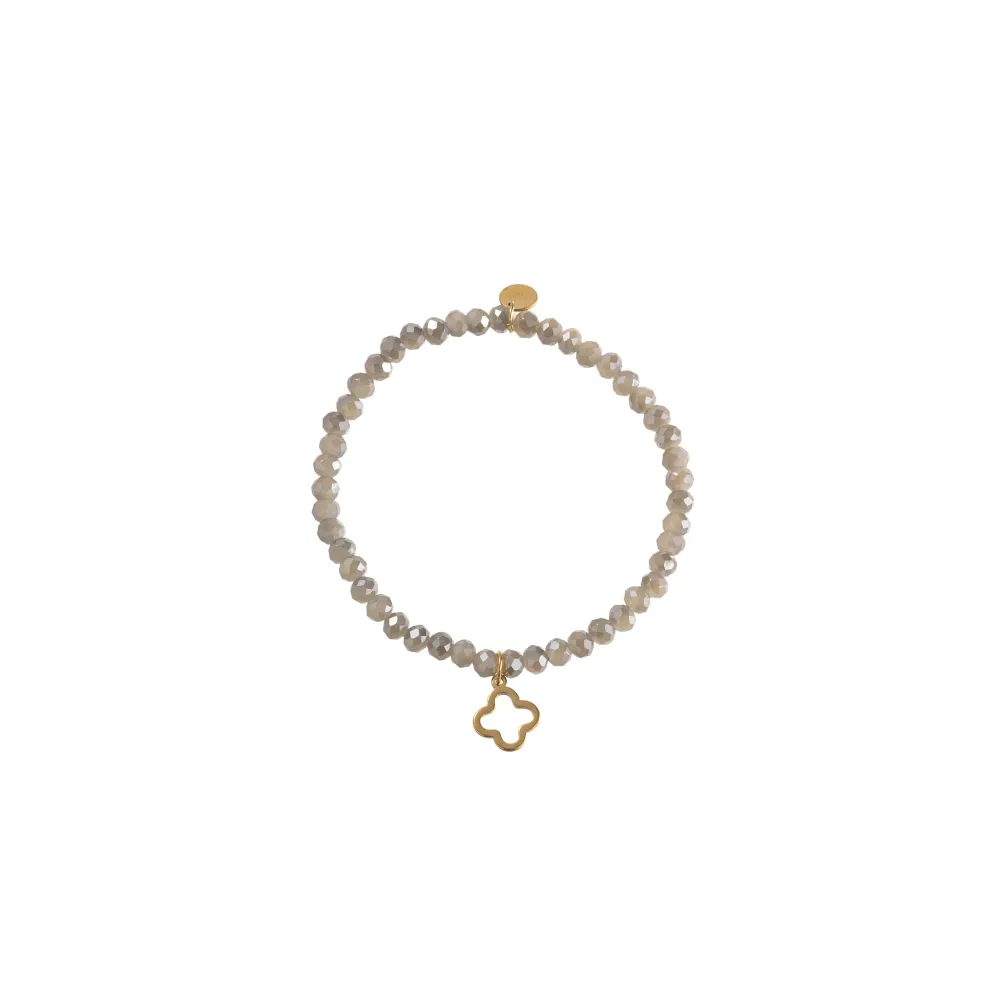 Armband pareltjes Grey Clouds Go Dutch Label