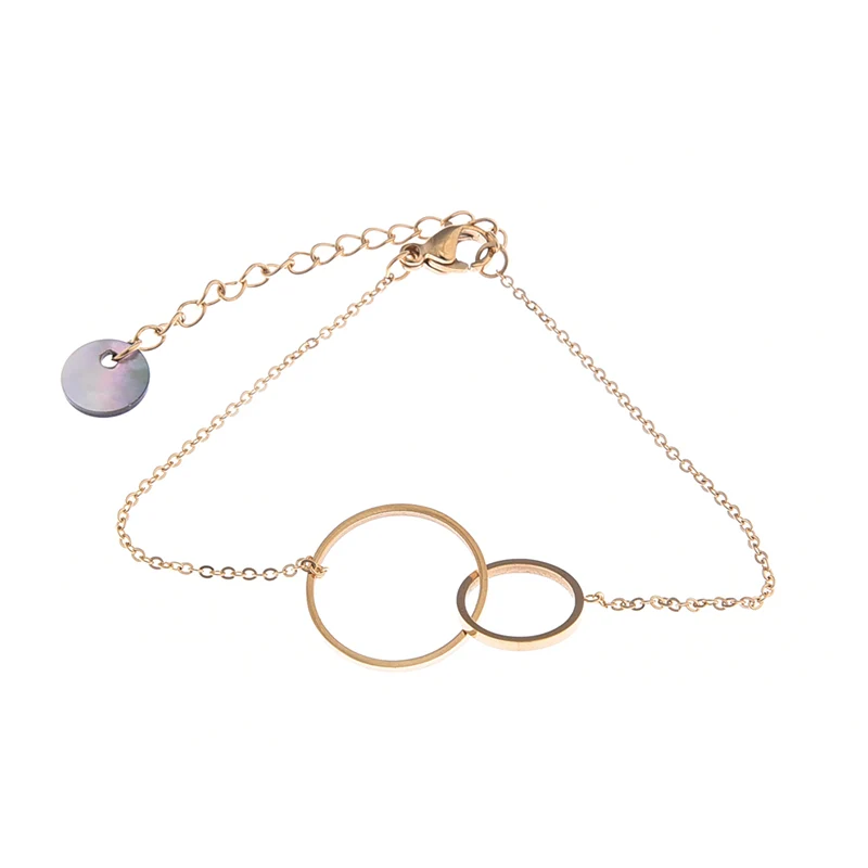 Armbandje Double O goud Go Dutch Label