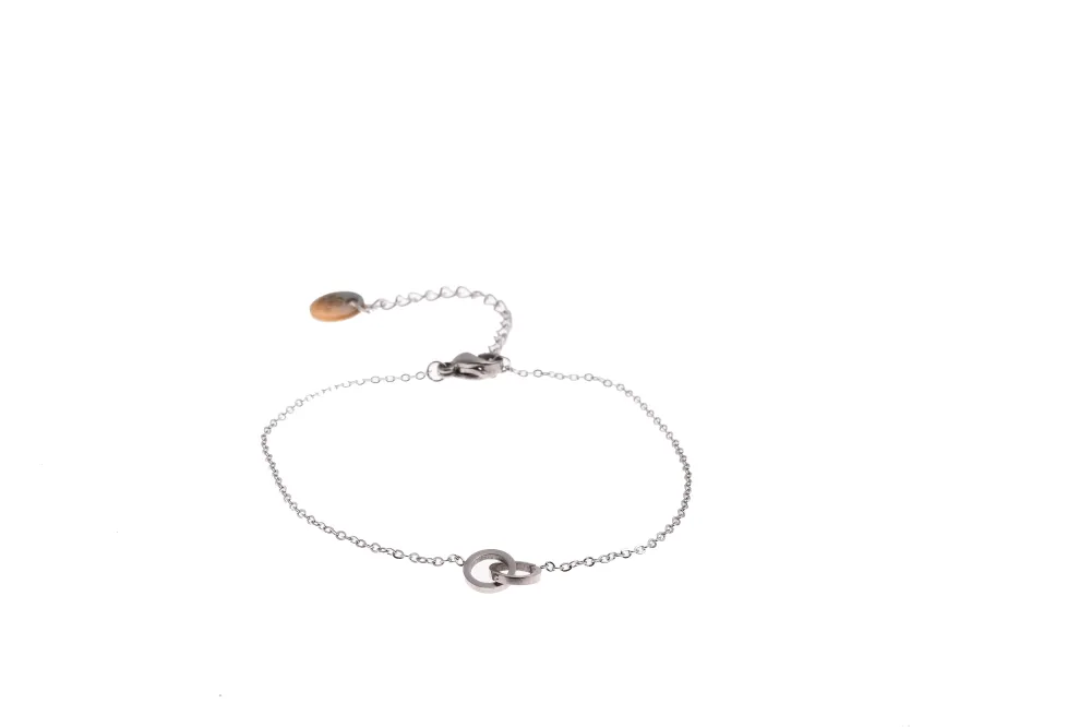 Armbandje Double O zilver Go Dutch Label