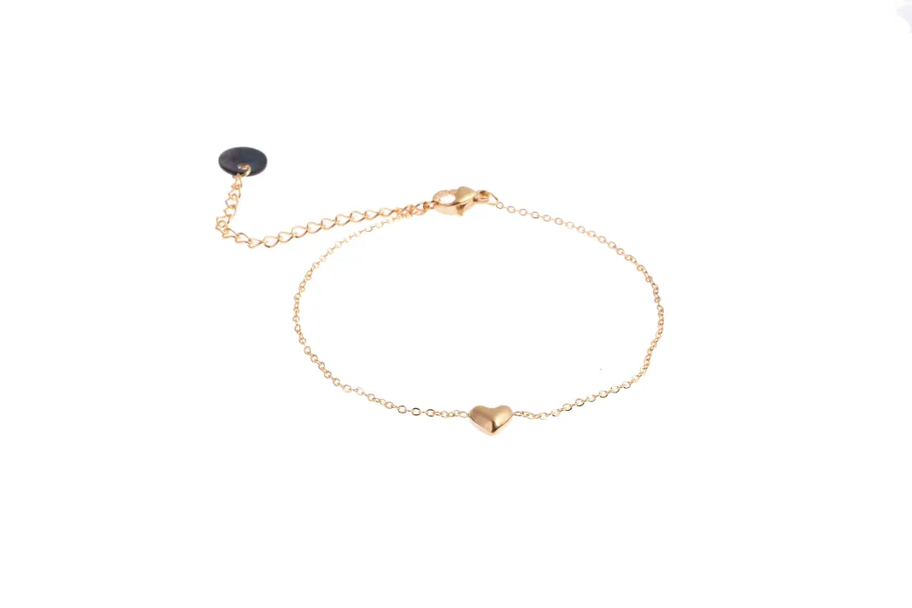 Armbandje Full Heart goud Go Dutch Label