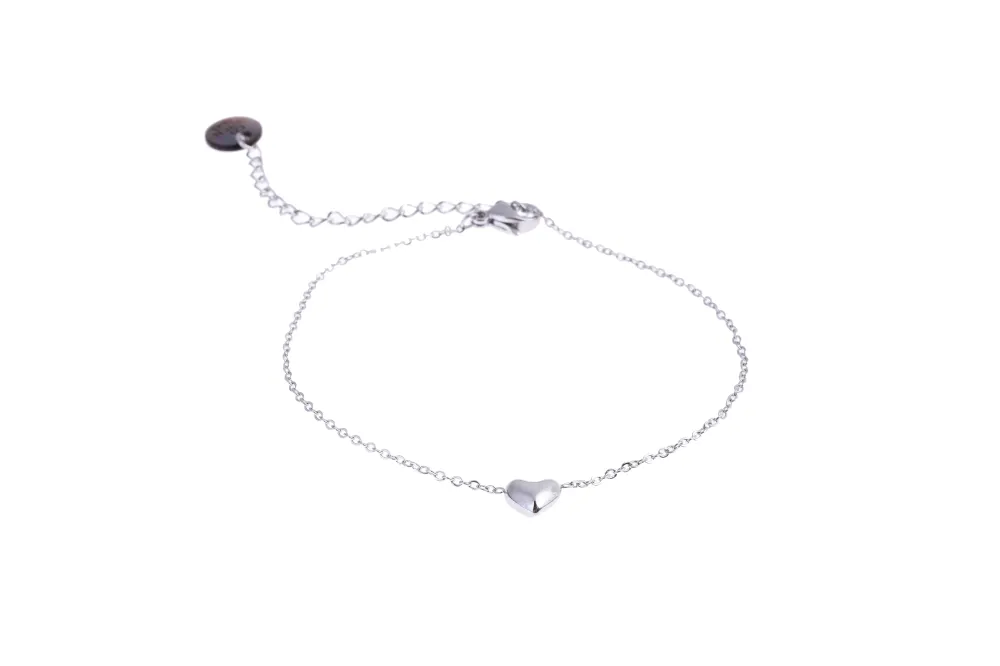 Armbandje Full heart zilver Go Dutch Label