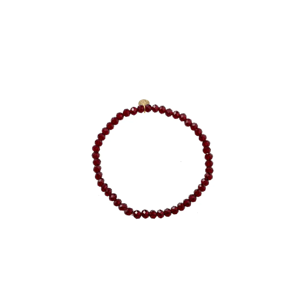 Armbandje parels Burgundy Go Dutch Label