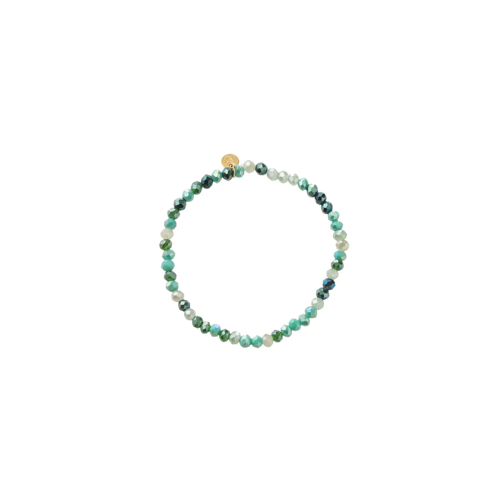 Armbandje parels Green mix Go Dutch Label
