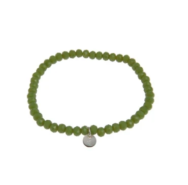 Armbandje parels Moss Green Go Dutch Label