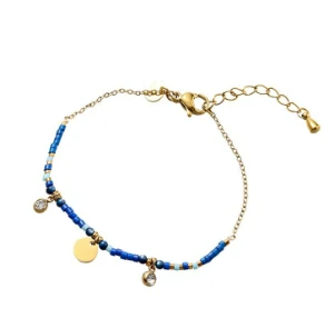 Armbandje Sparkle Stones dark blue Go Dutch Label
