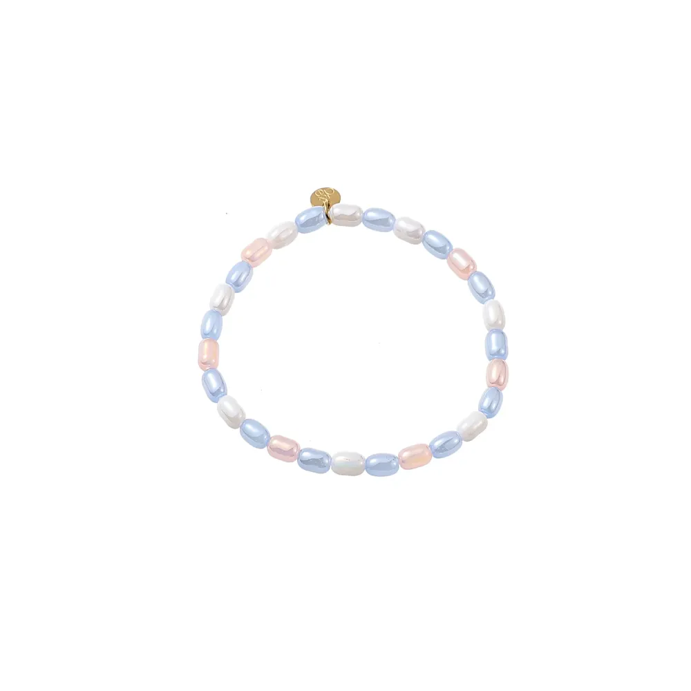 Armbandje Tube - Aqua mix Go Dutch Label