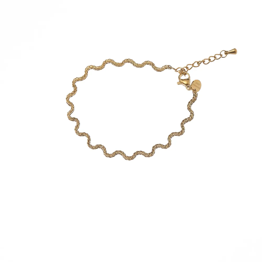 Armbandje Waves - Goud Go Dutch Label