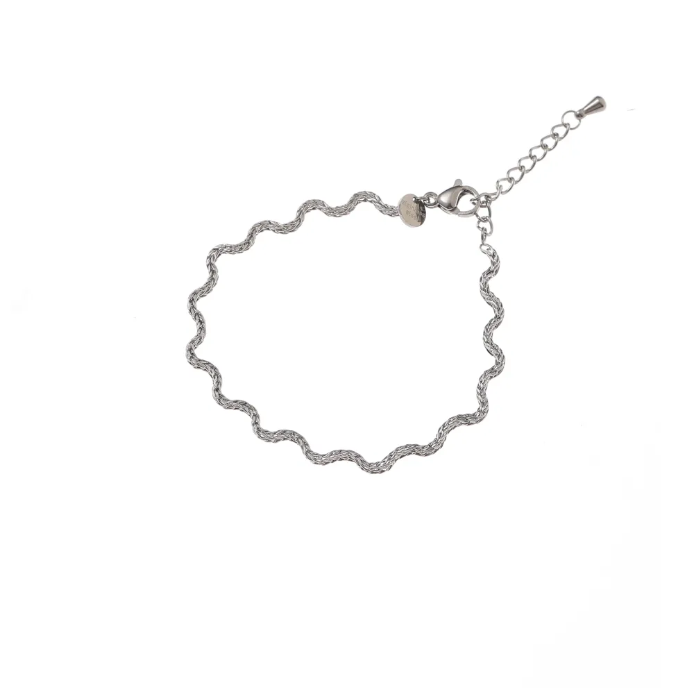 Armbandje Waves - Zilver Go Dutch Label