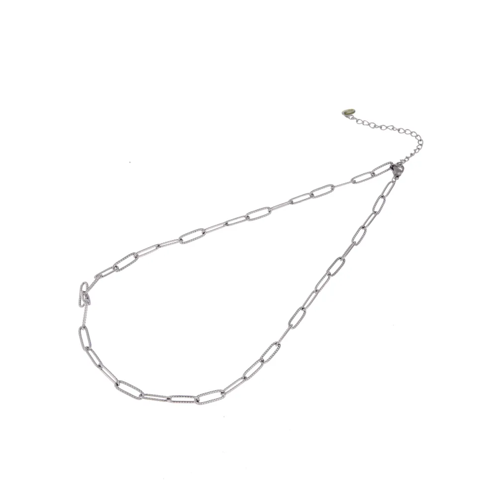 Ketting Chain link zilver Go Dutch Label