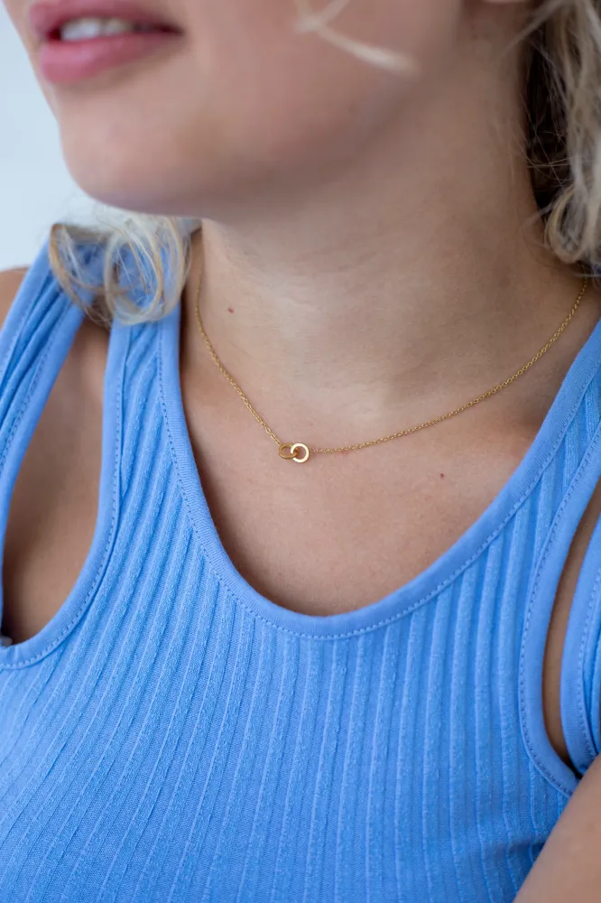 Ketting Double O goud Go Dutch Label