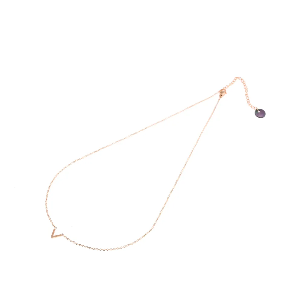 Ketting V goud Go Dutch Label