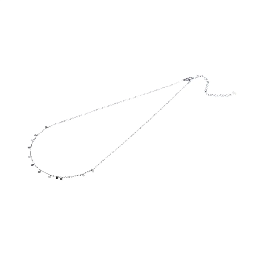 Ketting Small Coins zilver Go Dutch Label