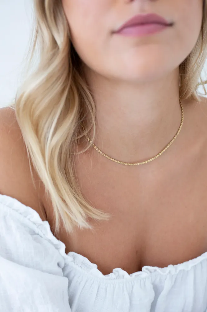 Ketting Twisted Goud Go Dutch Label