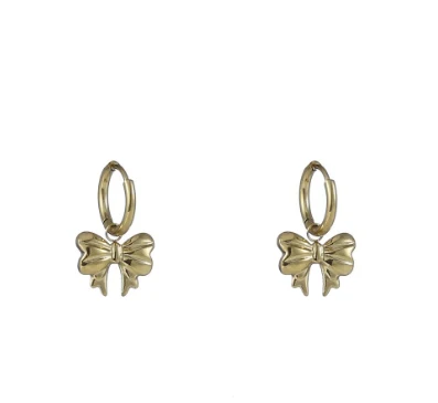 Oorbellen Bow Hoop Go Dutch Label