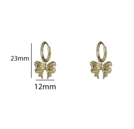 Oorbellen Bow Hoop Go Dutch Label