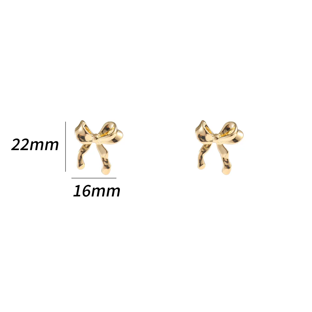 Oorbellen Bow Stud Go Dutch Label