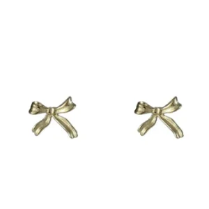 Oorbellen Bow stud goud Go Dutch Label