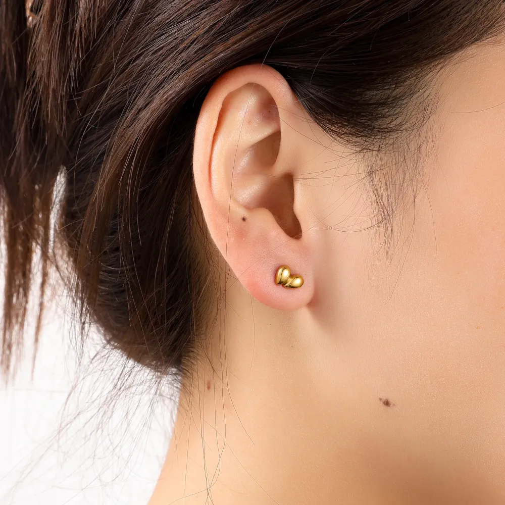 Oorbellen Double Drop Go Dutch Label