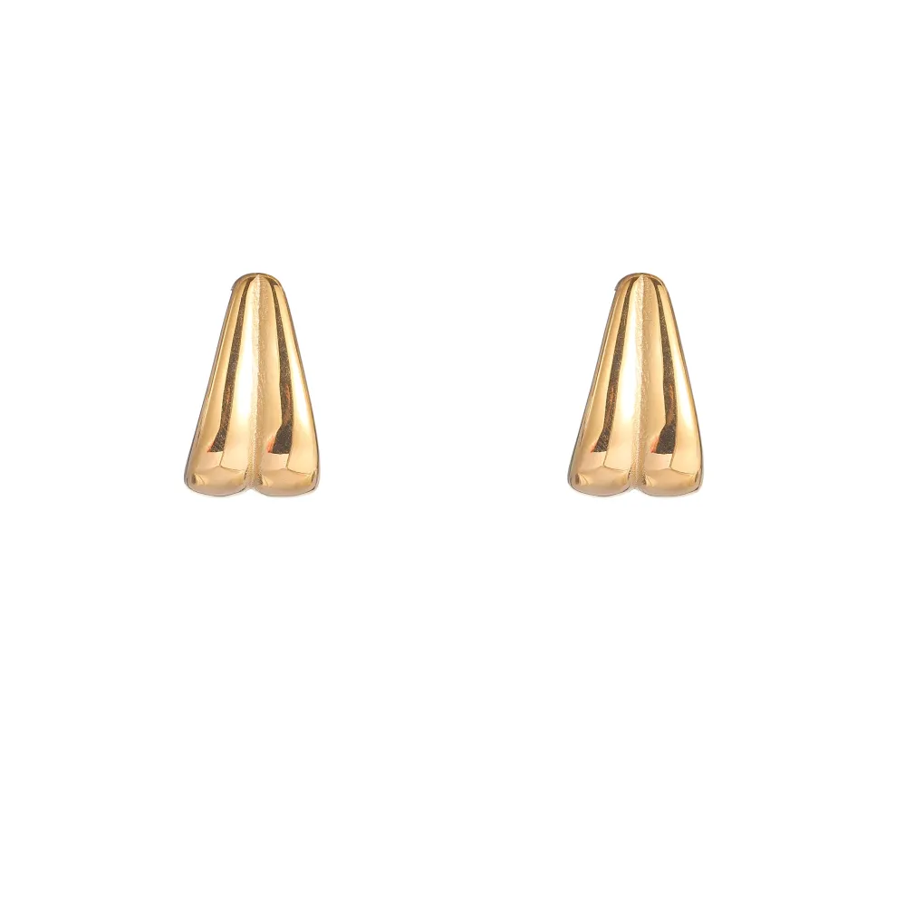 Oorbellen Double drop goud Go Dutch Label