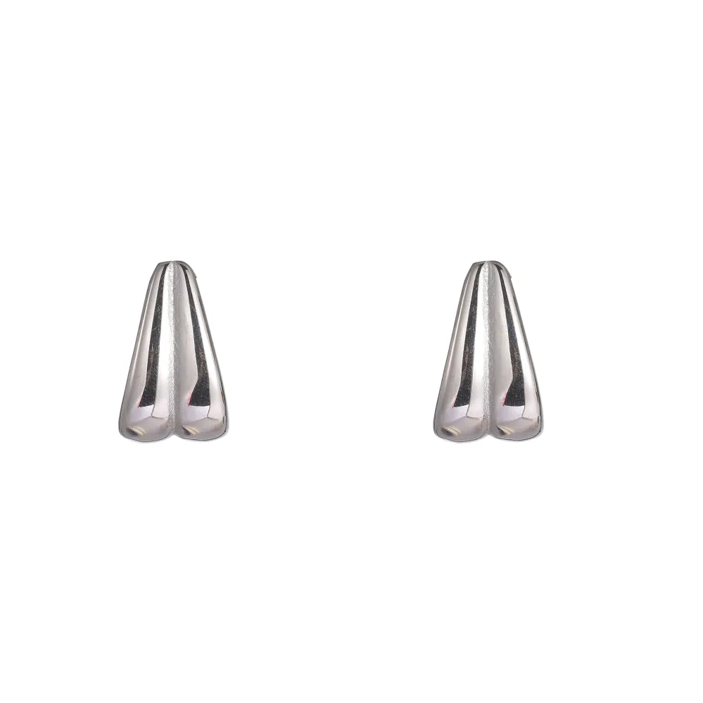 Oorbellen Double drop zilver Go Dutch Label