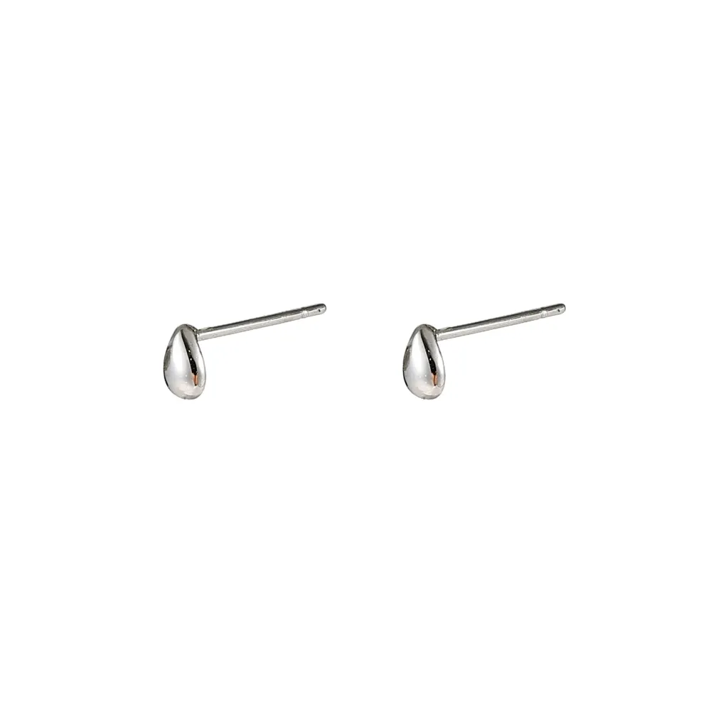 Oorbellen Drop Stud mini zilver Go Dutch Label