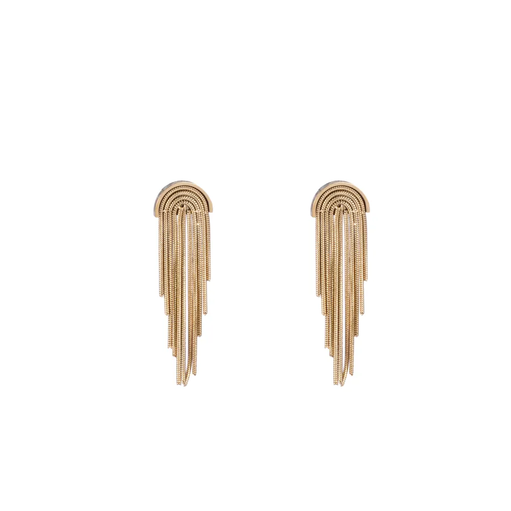 Oorbellen Flow goud Go Dutch Label