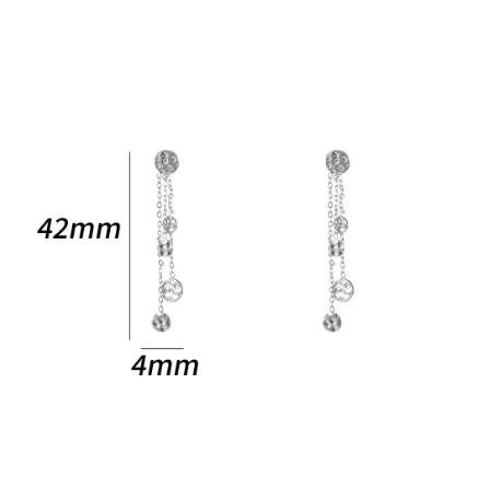 Oorbellen Hammered Rounds zilver Go Dutch Label