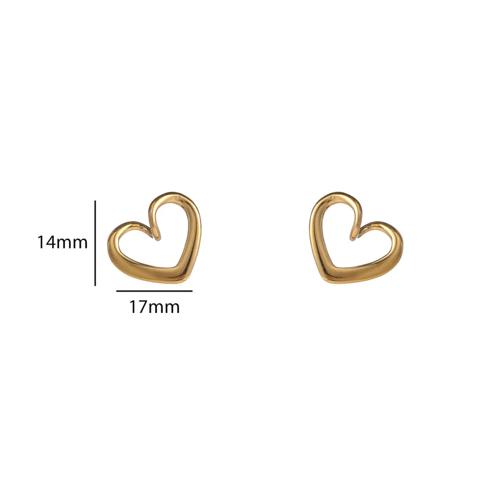 Oorbellen Open Heart Go Dutch Label